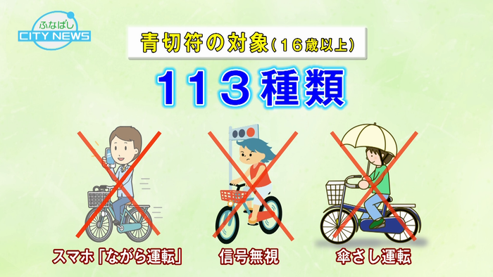 自転車のルールに注意！