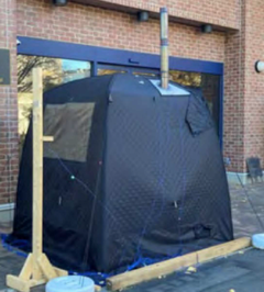 テント型サウナ室