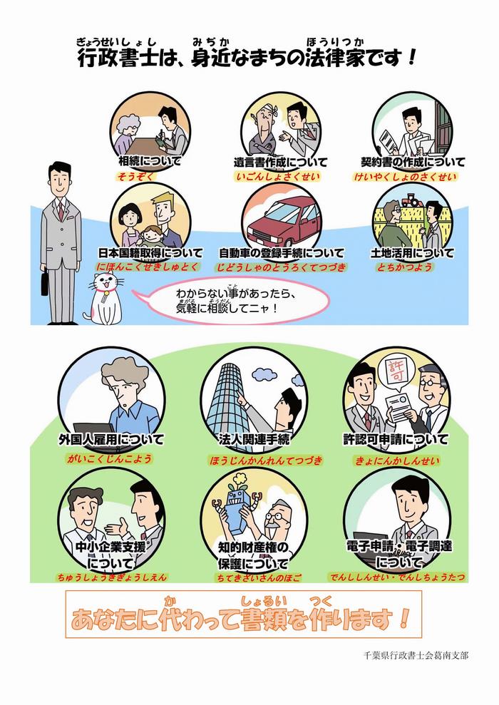 行政書士が行える手続きについて