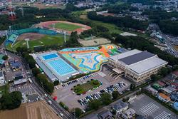 敷地面積は約18ヘクタール。船橋市を代表する総合スポーツ施設です。