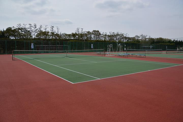 【ふなばし三番瀬海浜公園】テニスコート