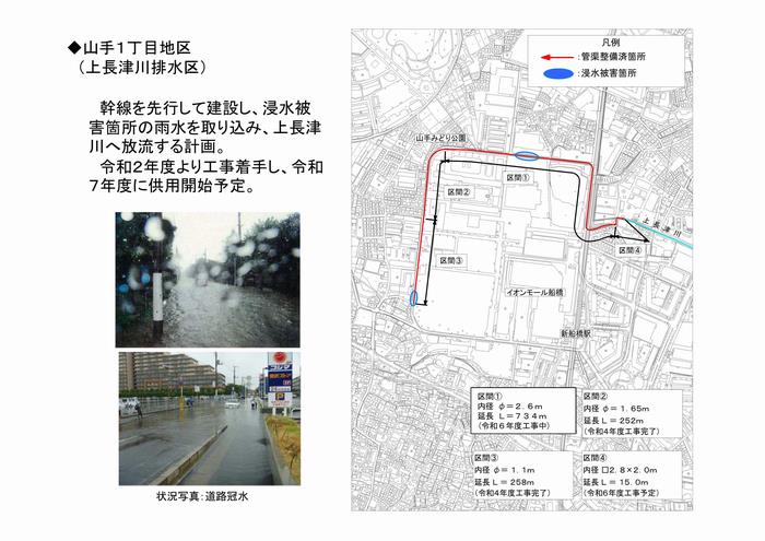 山手1丁目地区（上長津川排水区）