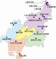 平成24年1月17日から平成25年3月26日の測定地点図