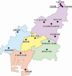 平成25年4月4日以降の測定地点図