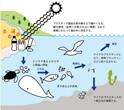 プラスチック細分化の流れ