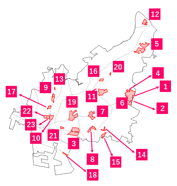 地区計画位置図