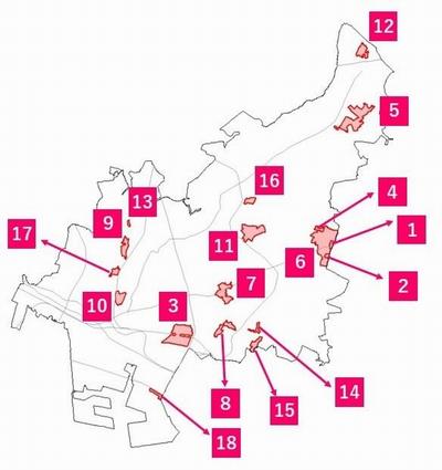 地区計画位置図
