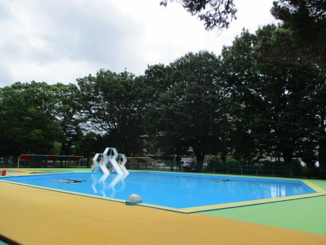 徒渉池全景写真