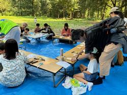 キャンプ場工作教室