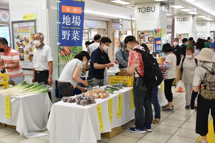 野菜即売会昨年の様子