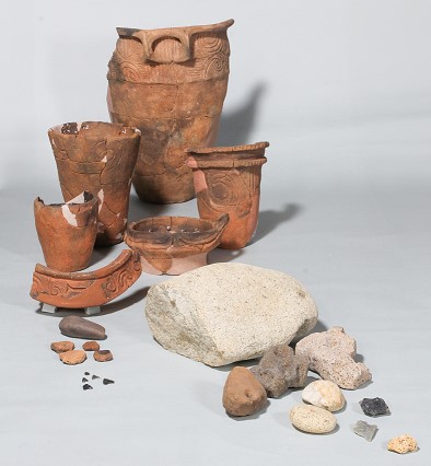縄文時代の道具 (海老ヶ北遺跡・西ヶ堀込遺跡出土)