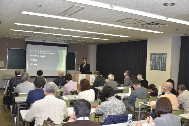 学芸員による「ふなばしの道」の解説