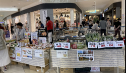 ▲	船橋産食材の即売会