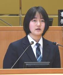 賞雅如倫さん（船橋中）