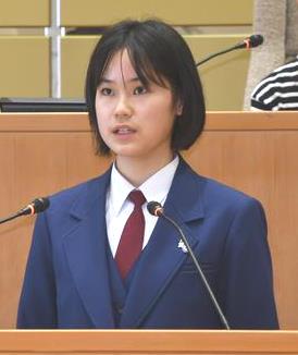 古賀心乃さん（坪井中）