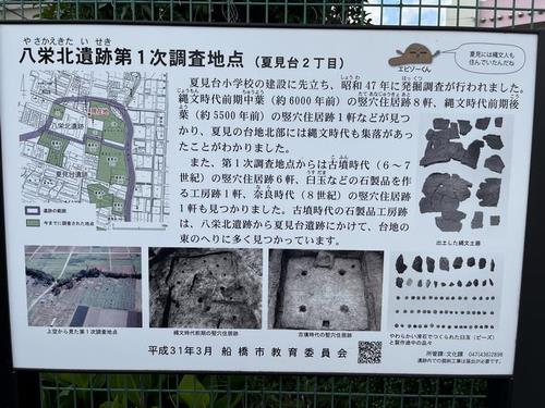 八栄北遺跡　案内看板