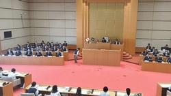 子ども市議会前