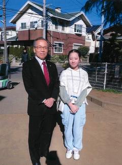 市長との写真