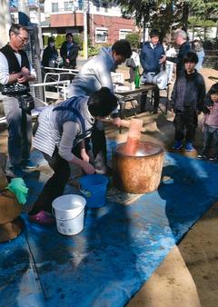 餅つき