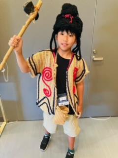 縄文人に変身