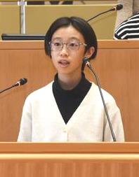 星野楓花さん（中野木小）