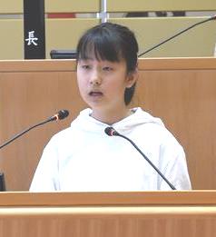 佐藤絢夏さん（小室小）