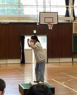 指揮をしている私