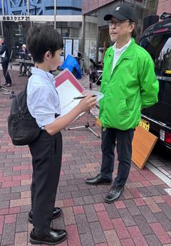 取材の様子