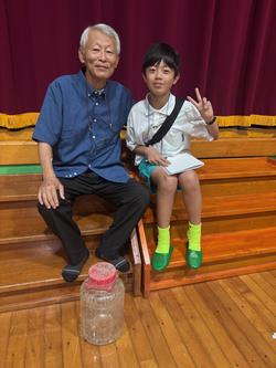 神明幼稚園の畑佐園長と私