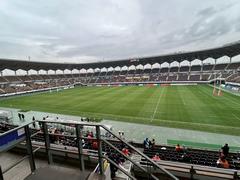 記者席からの景色