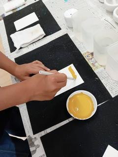 石絵の具体験