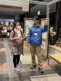 館内を案内してもらいながら、お話を伺いました