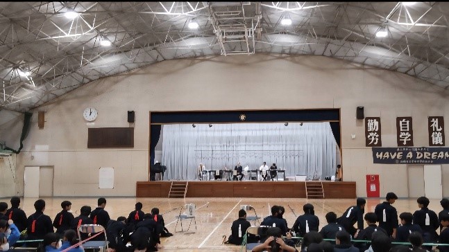 実際の試合会場の様子