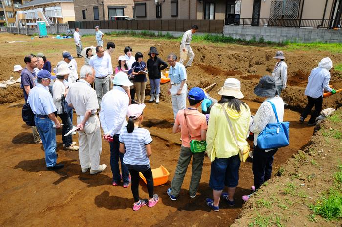 高郷（2）遺跡見学会風景1