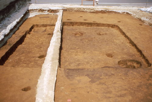 中期の竪穴住居跡