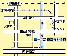 案内の地図