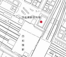 西船橋駅前市民トイレ位置図