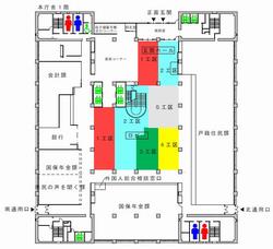 工区割記載の1階の図