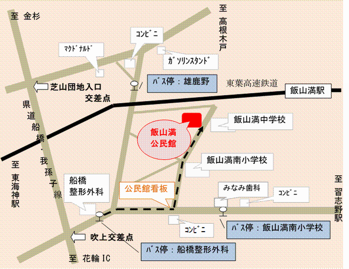 公民館案内図