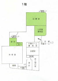 1階の平面図