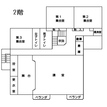 丸山公民館2階